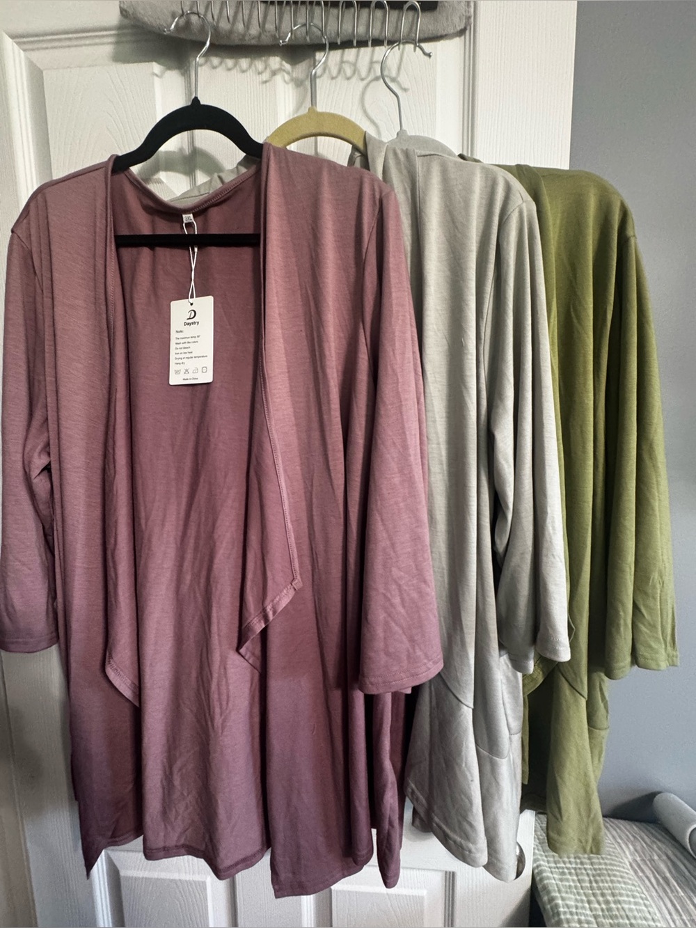 3 NWT Lightweight 3/4 length sleeve cardigans